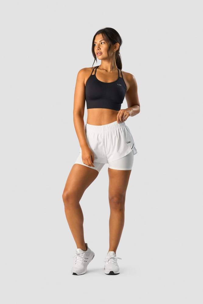 charge 2-in-1 shorts wmn white