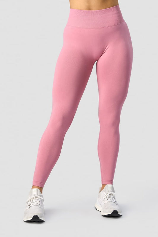 define seamless v-shape tights dusty pink