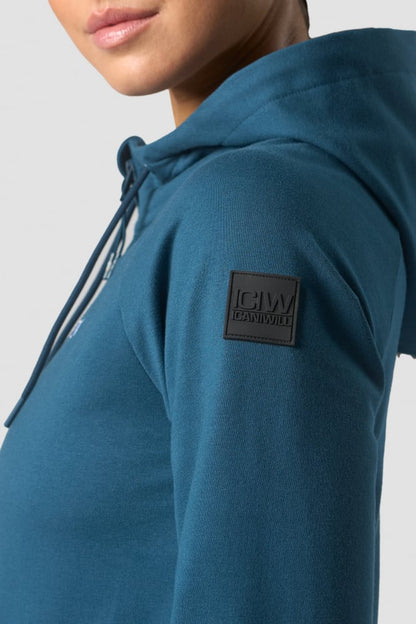 activity zip hoodie wmn teal