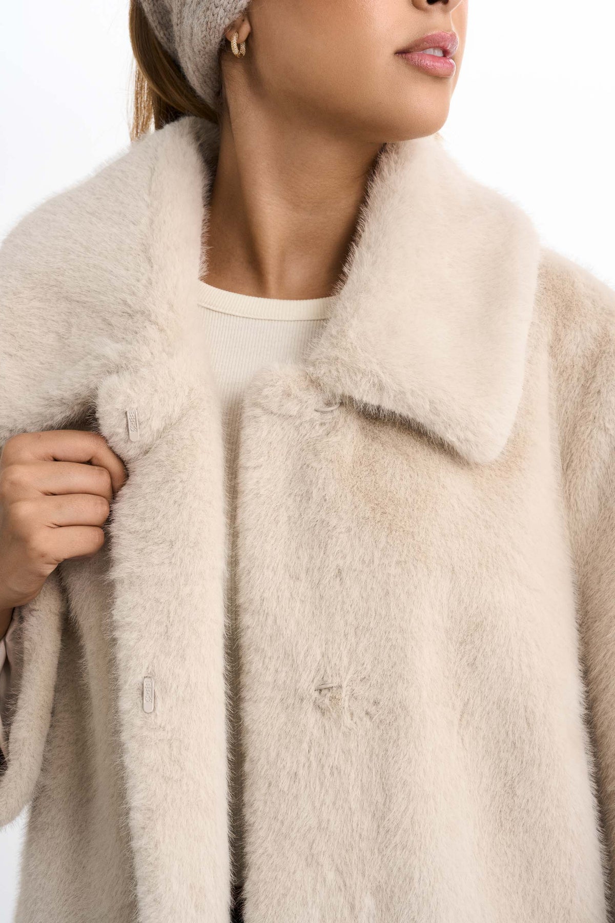 Courchevel Faux Fur -takki