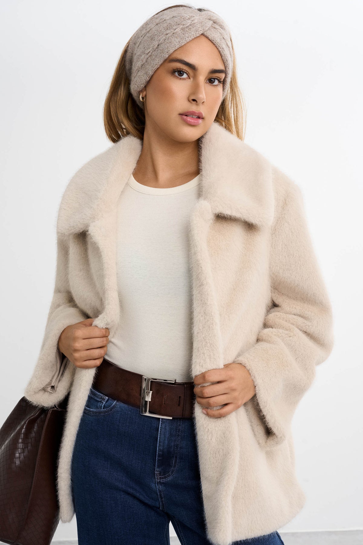Courchevel Faux Fur -takki