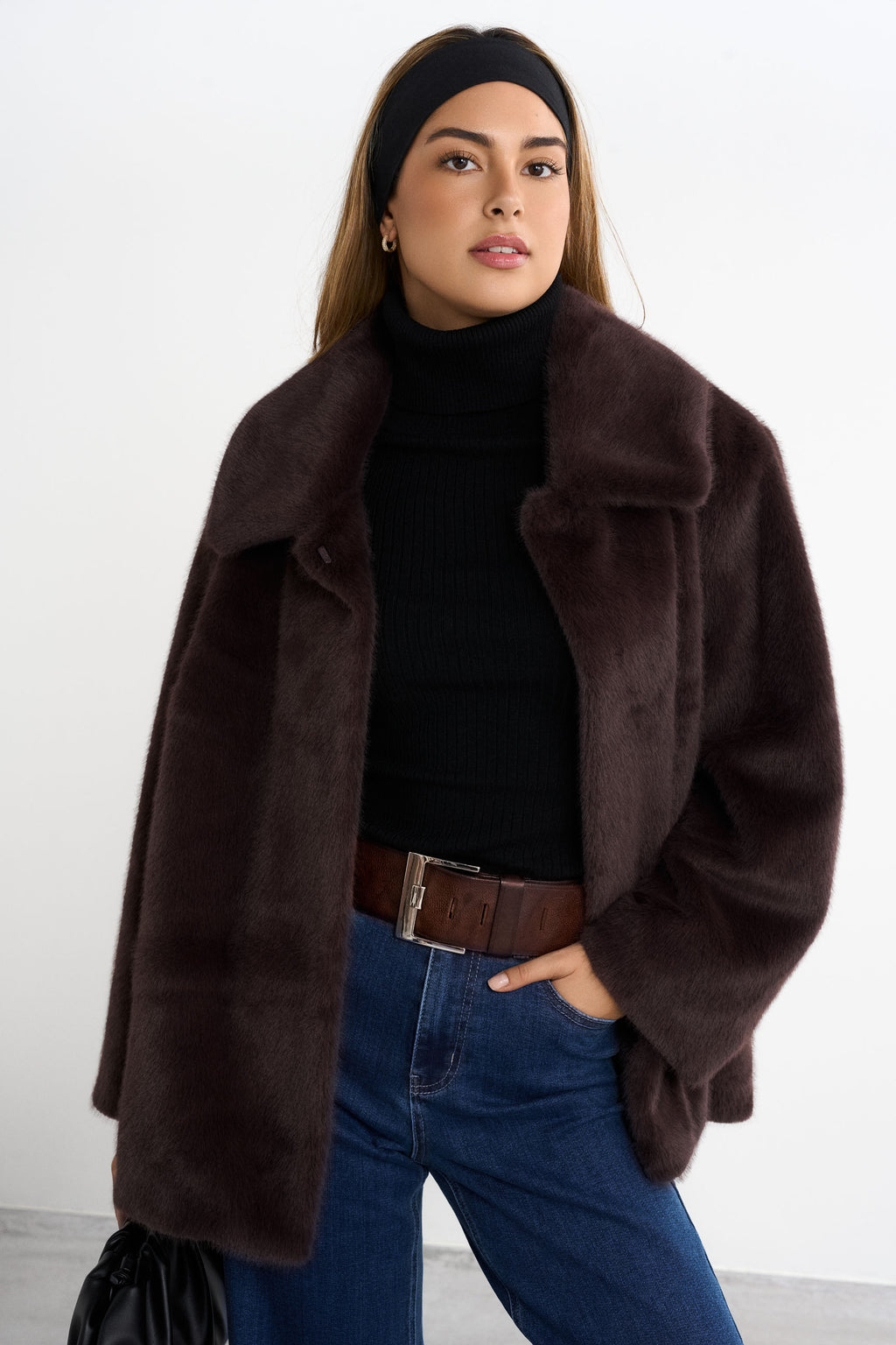 Courchevel Faux Fur -takki
