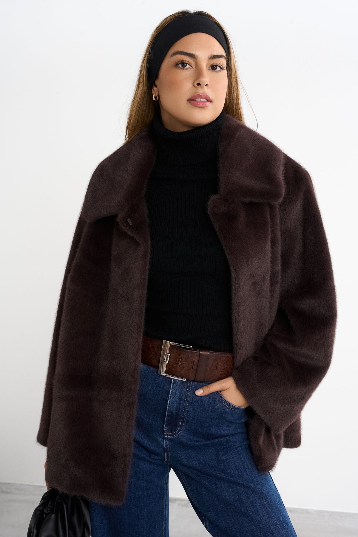 Courchevel Faux Fur -takki