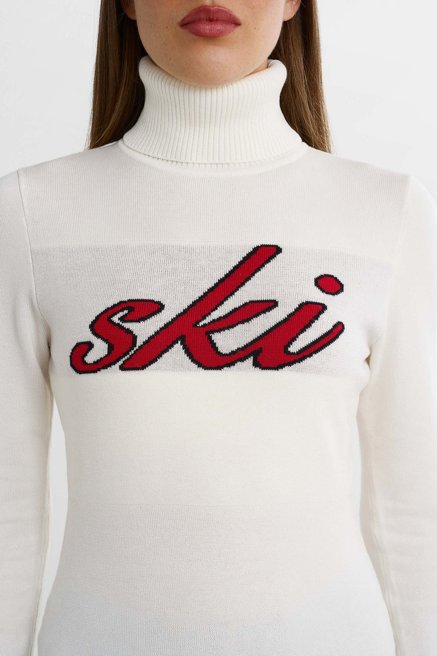 Retro skidtröja · White/Red