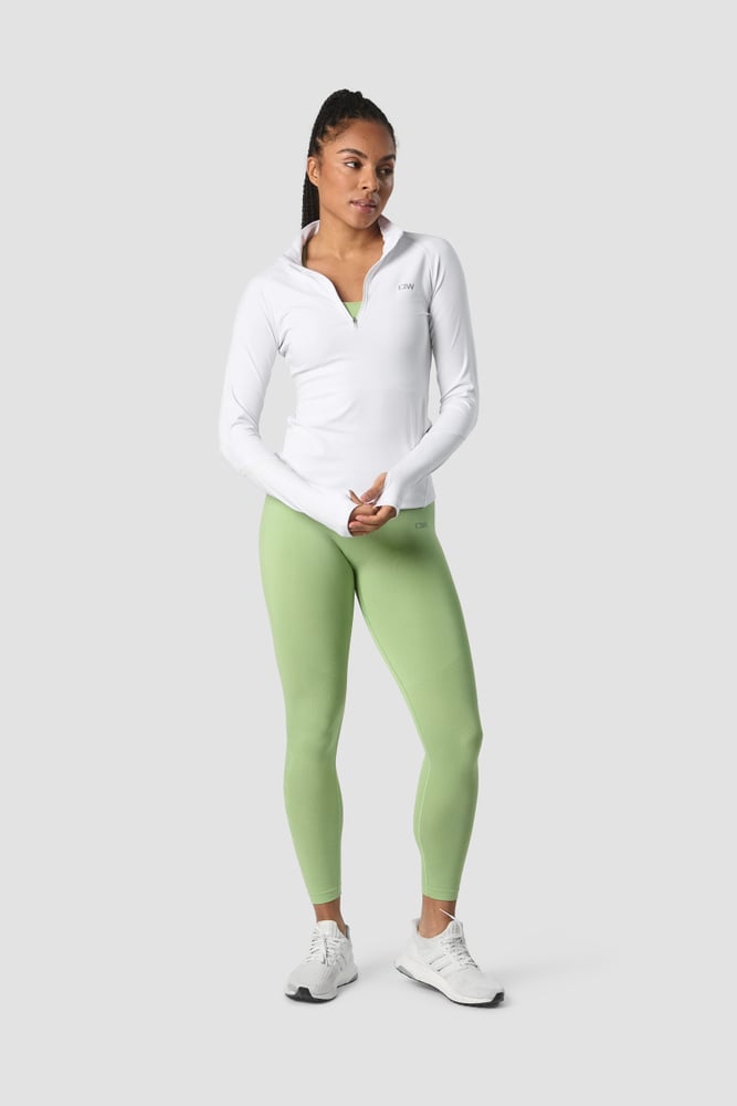 define seamless tights summer green