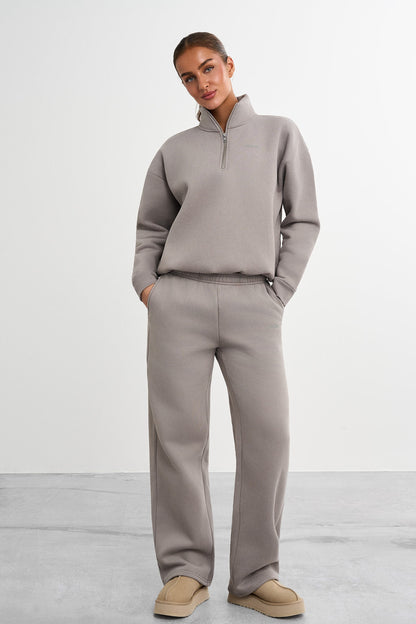 Tröja med halv dragkedja