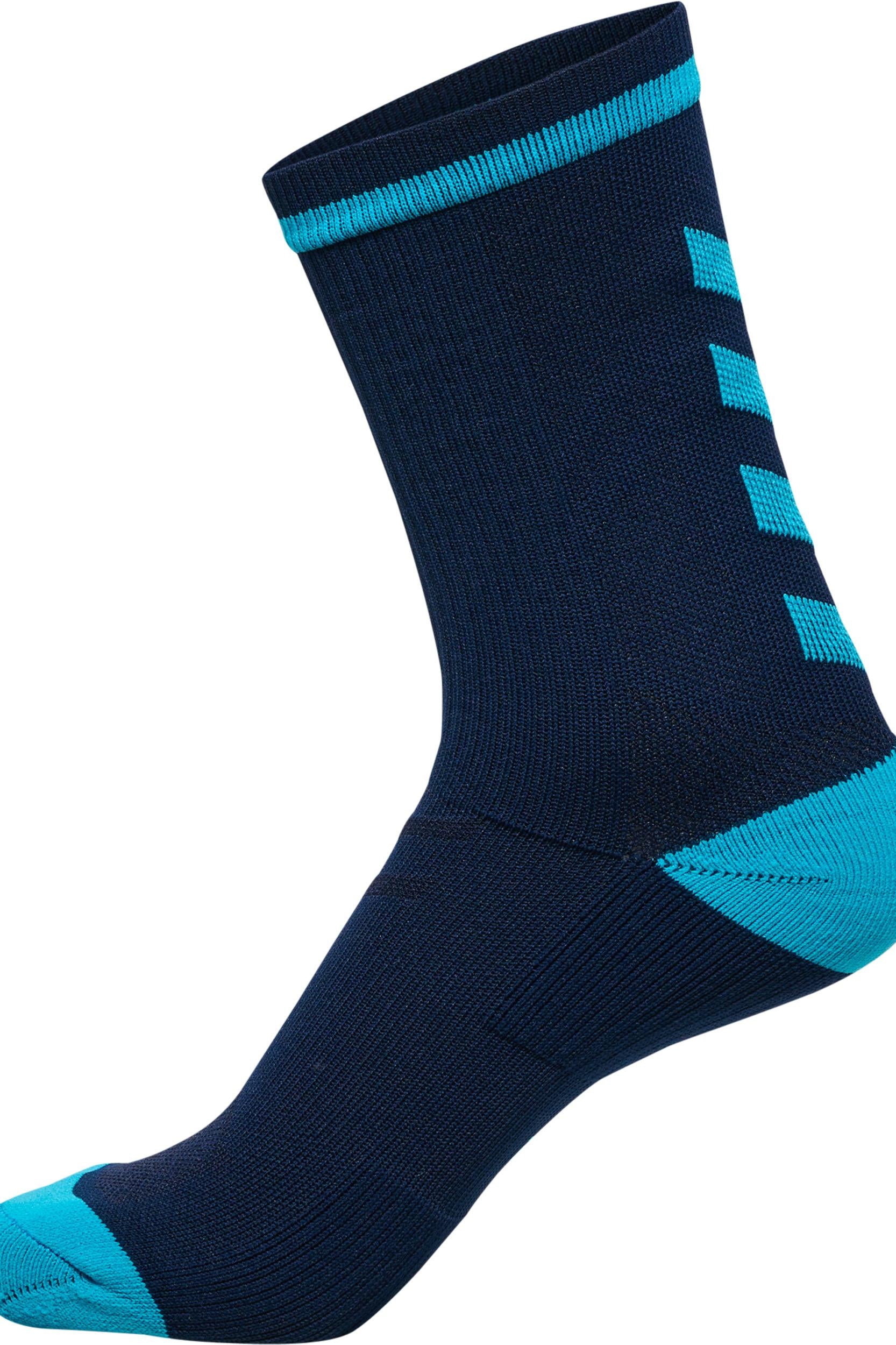 HUMMEL - Elite Indoor Sock Low Pa - Black Iris/atomic Blue