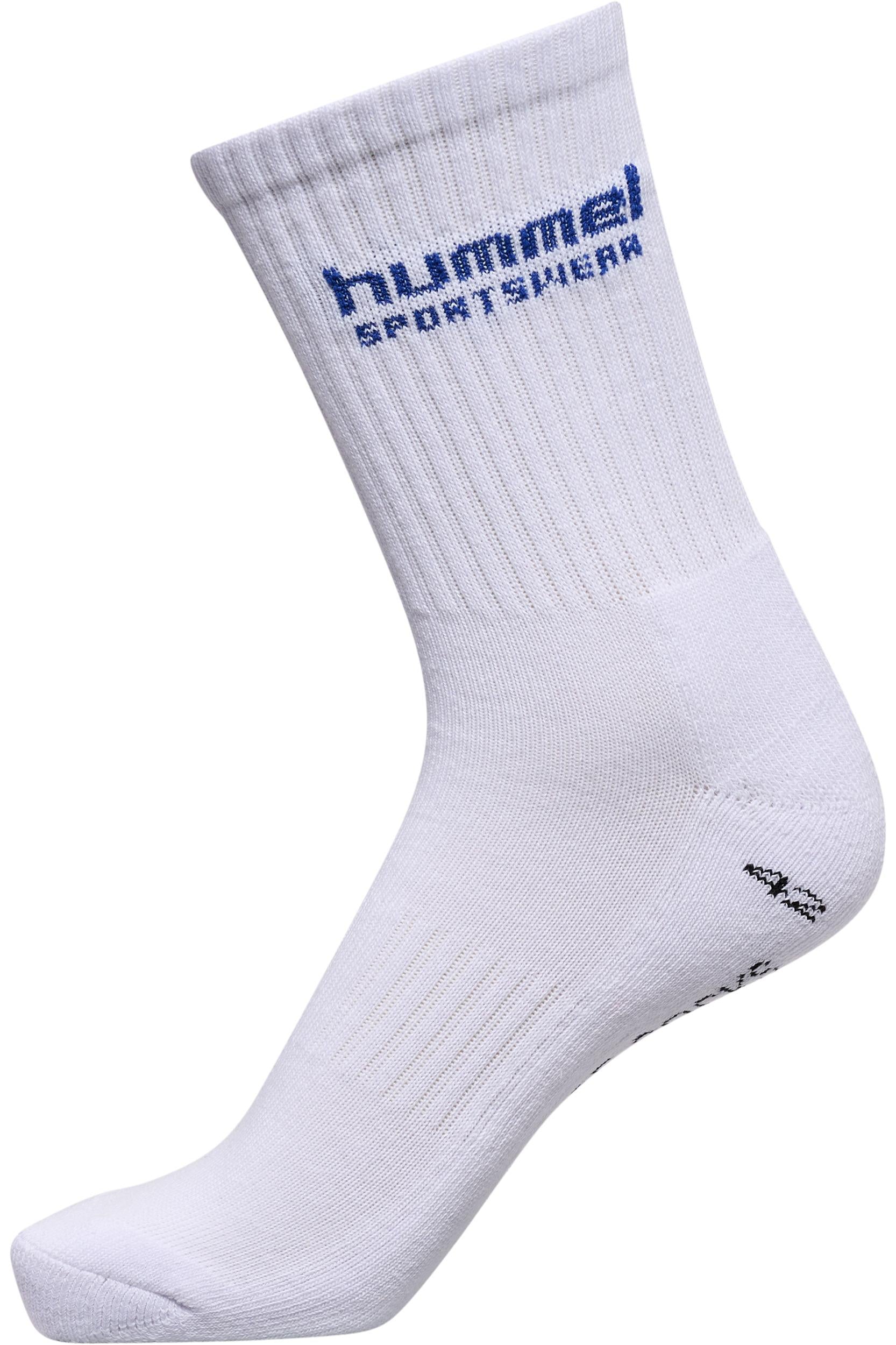 HUMMEL - Hml3-pack Socks Sportswear - White/tango Red