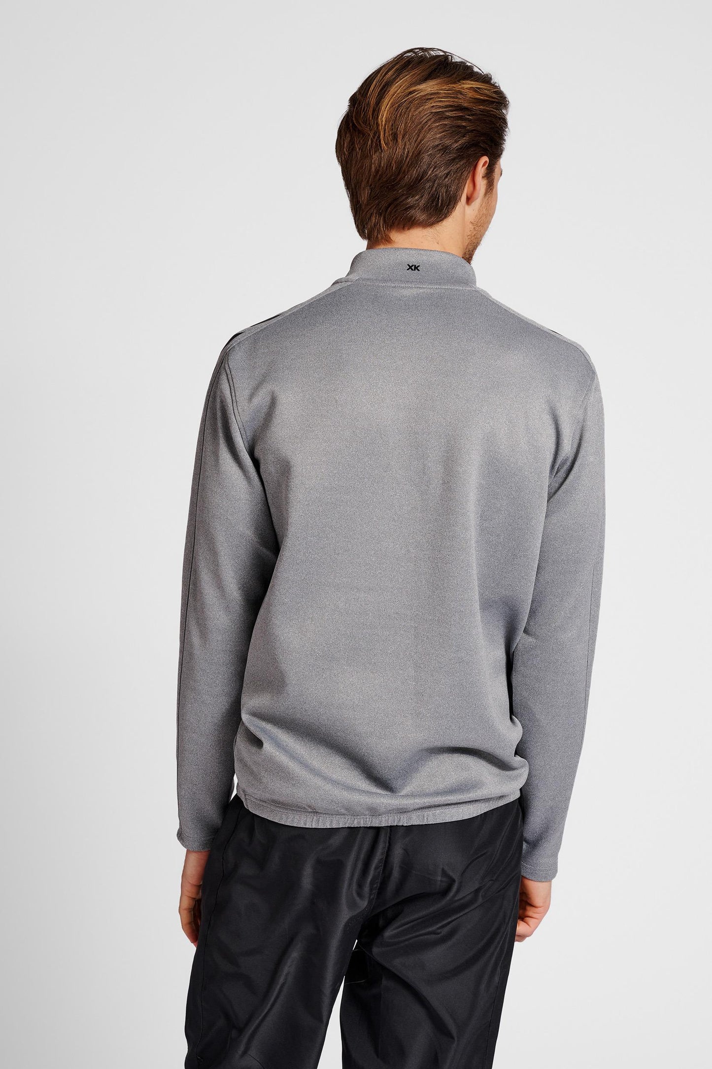 HUMMEL - Hmlcore Xk Half Zip Poly Sweat - Grey Melange