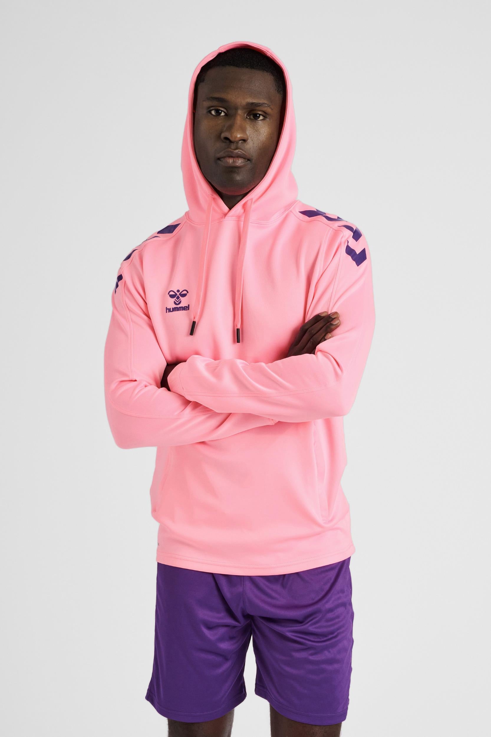 HUMMEL - Hmlcore Xk Poly Sweat Hoodie - Cotton Candy