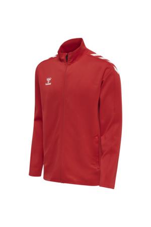 HUMMEL - Hmlcore Xk Poly Zip Sweat - True Red