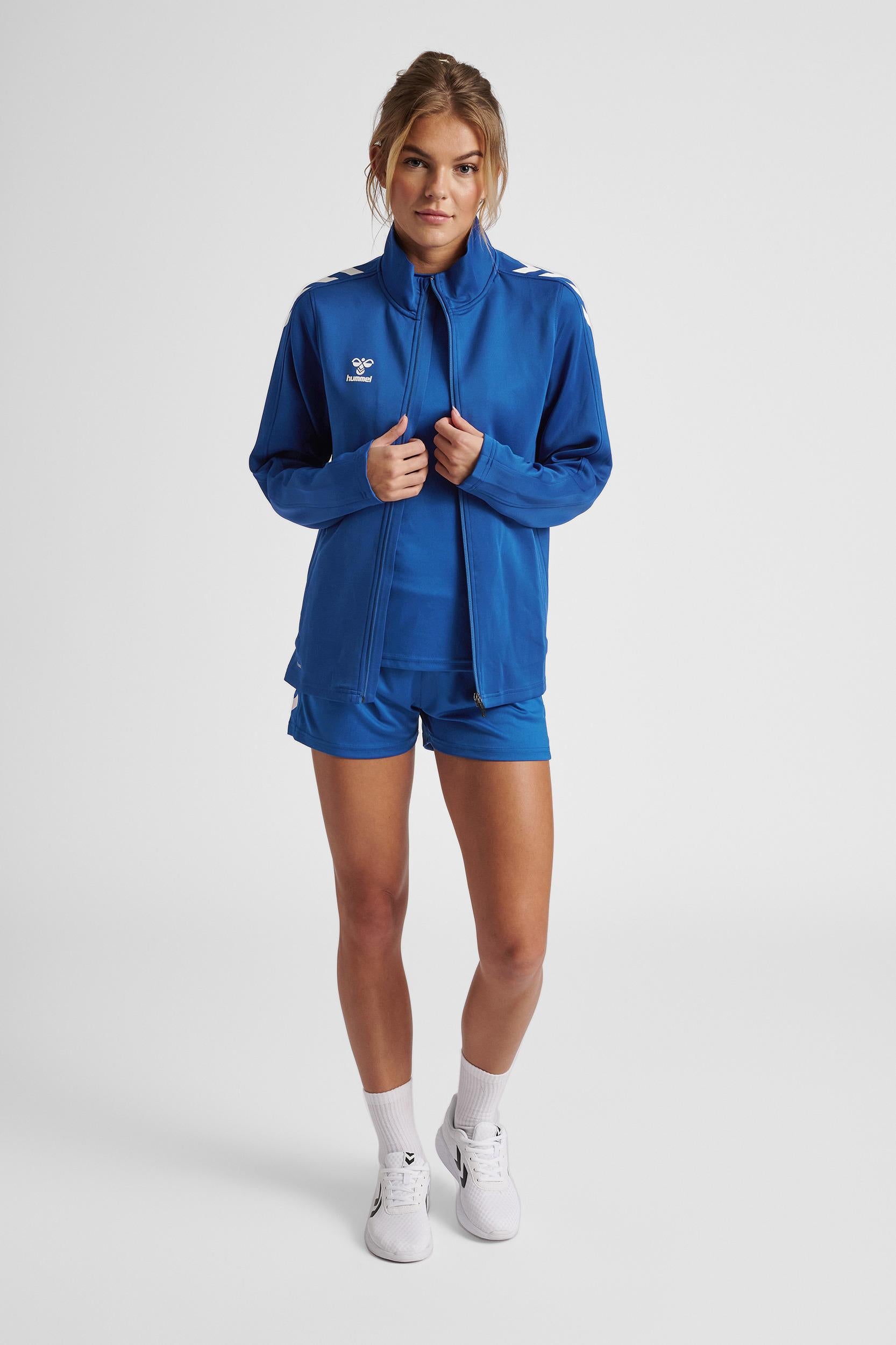 HUMMEL - Hmlcore Xk Poly Zip Sweat Woman - True Blue