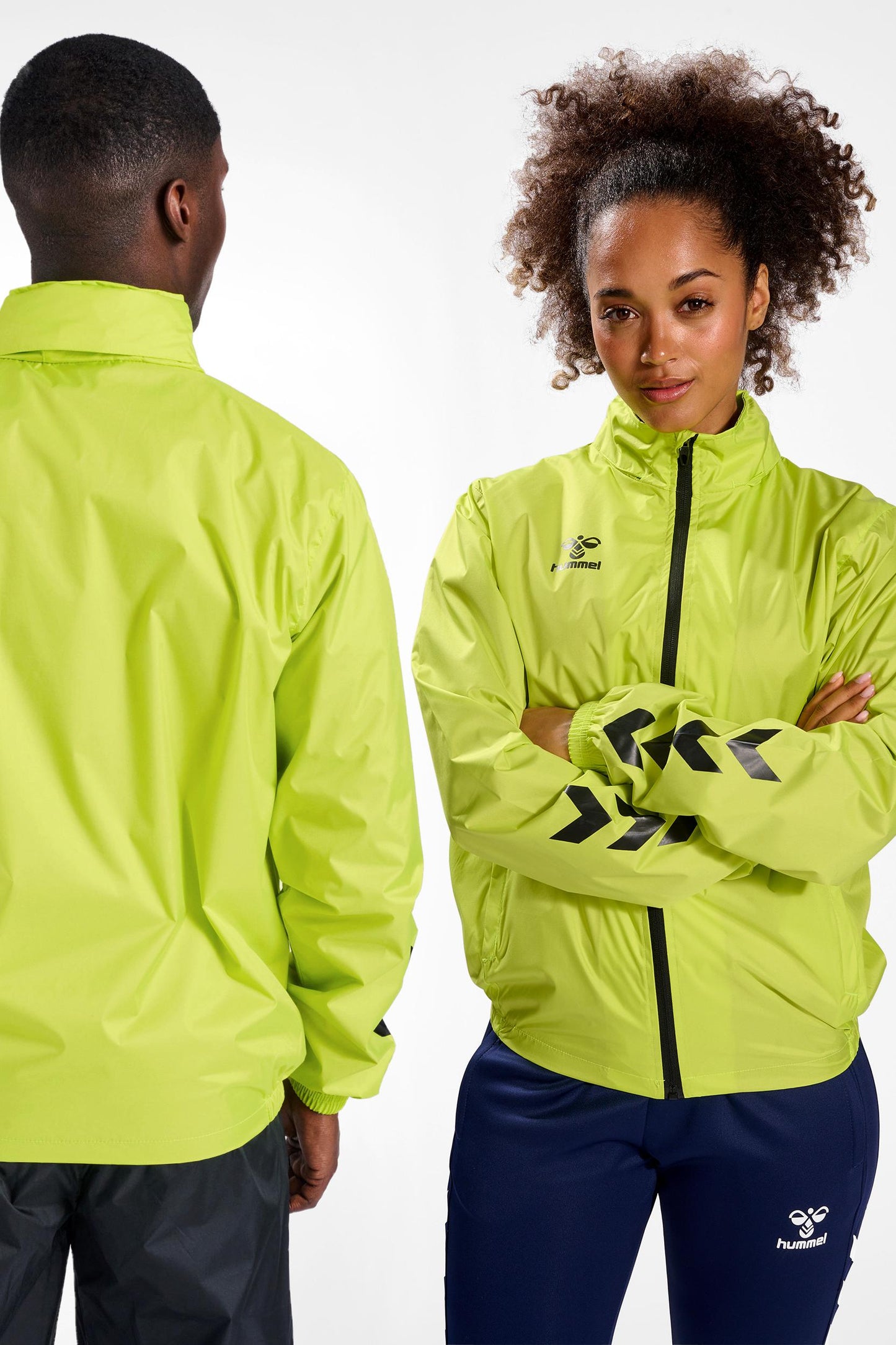 HUMMEL - Hmlcore Xk Spray Jacket - Lime Popsicle