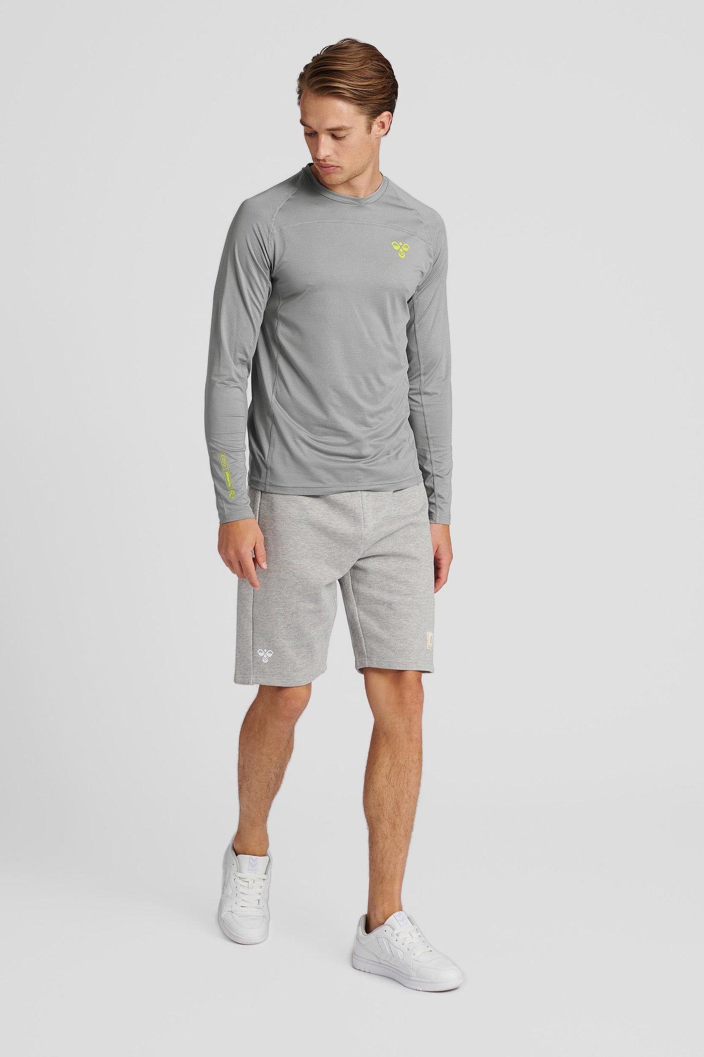 HUMMEL - Hmlgg12 Training Tee L/s - Alloy