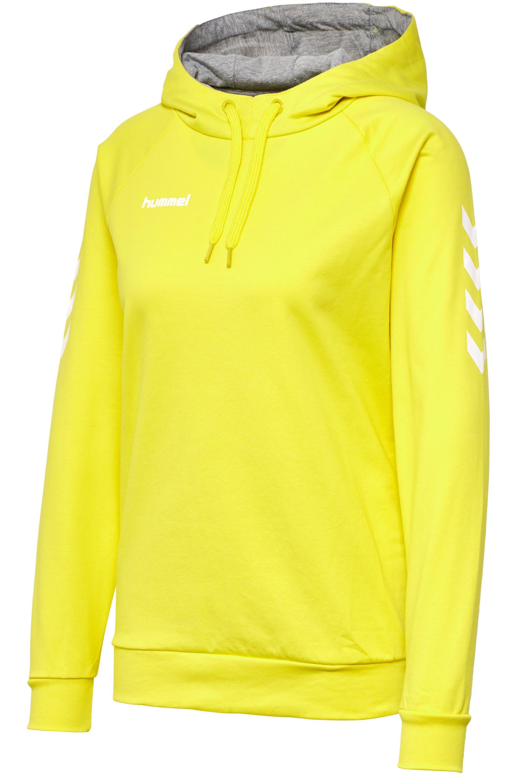 HUMMEL - Hmlgo Cotton Hoodie Woman - Blazing Yellow