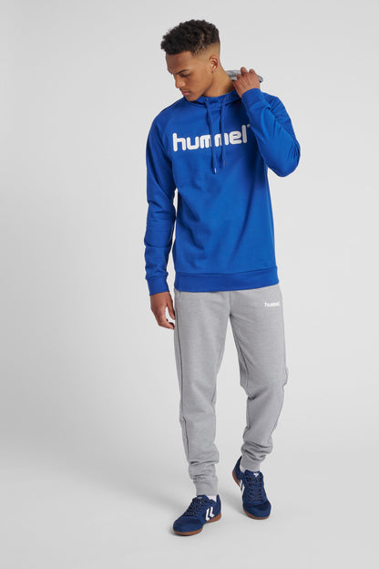 HUMMEL - Hmlgo Cotton Logo Hoodie - True Blue