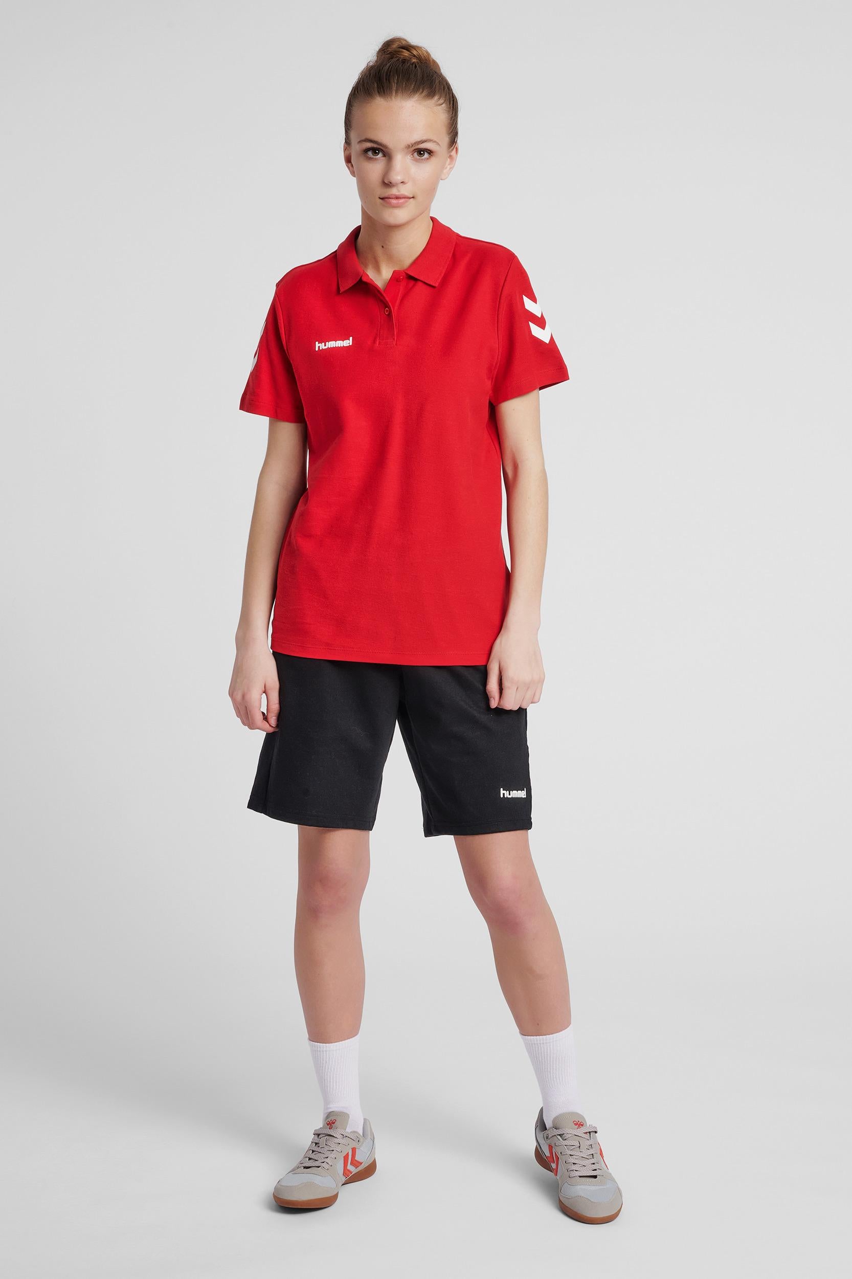 HUMMEL - Hmlgo Cotton Polo Woman - True Red