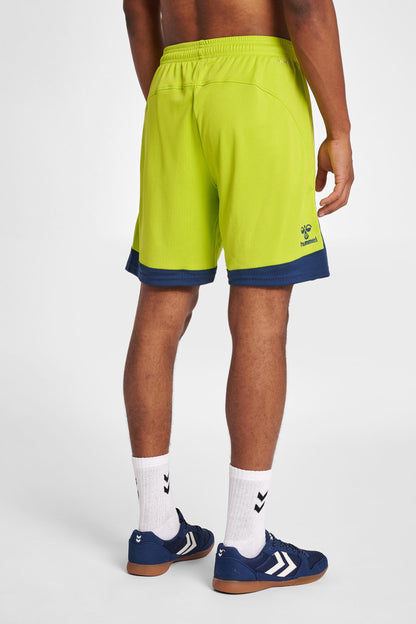 HUMMEL - Hmllead Poly Shorts - Lime Punch