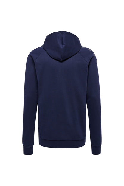 HUMMEL - Hmlmove Grid Cotton Hoodie - Marine