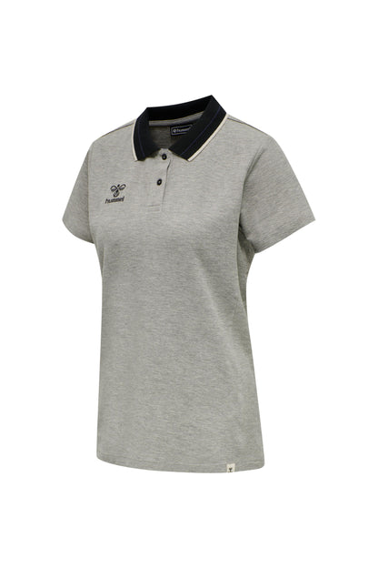 HUMMEL - Hmlmove Polo Woman - Grey Melange