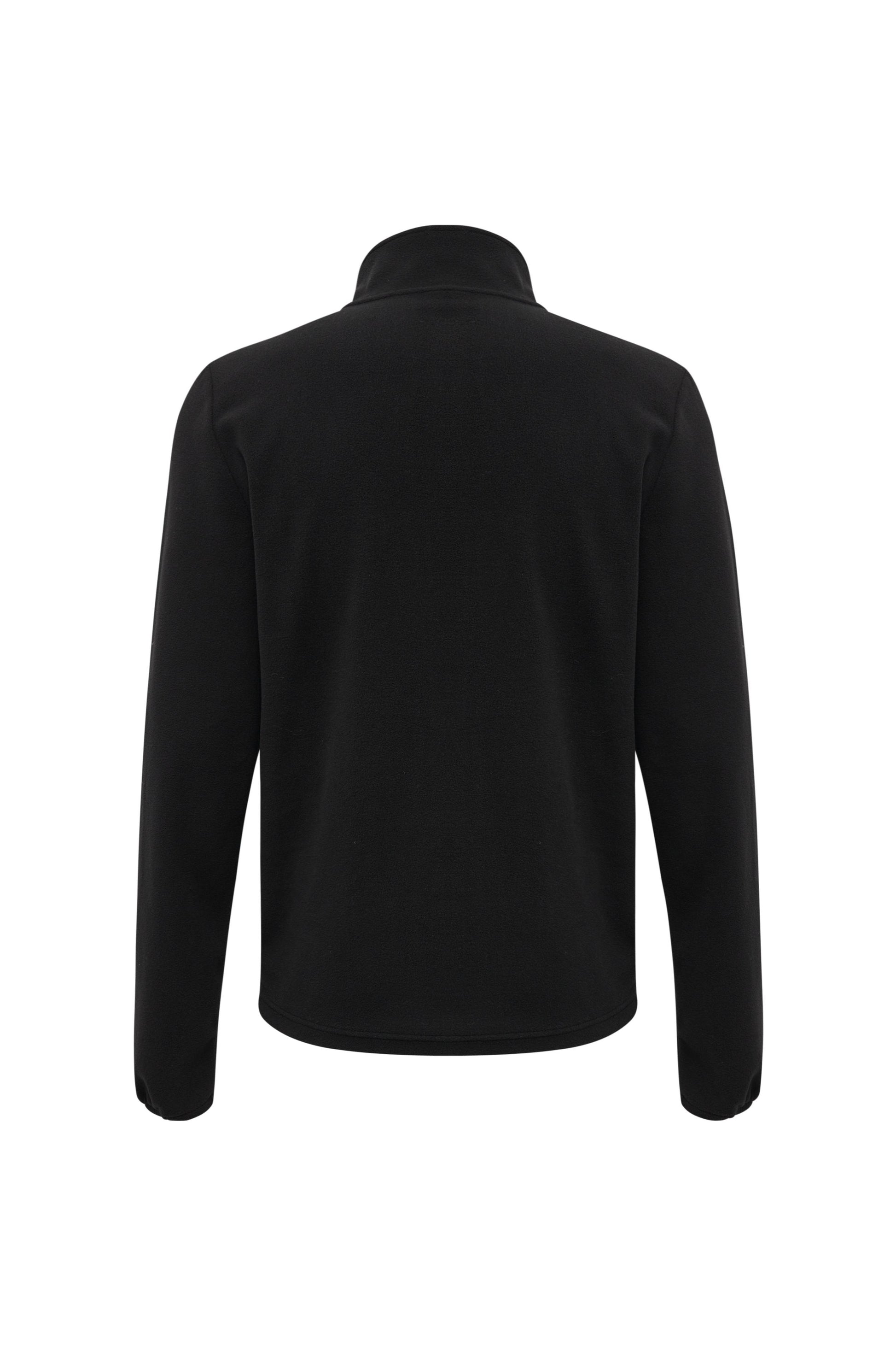 HUMMEL - Hmlnorth Full Zip Fleece Jacket - Black/asphalt