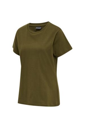 HUMMEL - Hmlred Basic T-shirt S/s Woman - Dark Olive