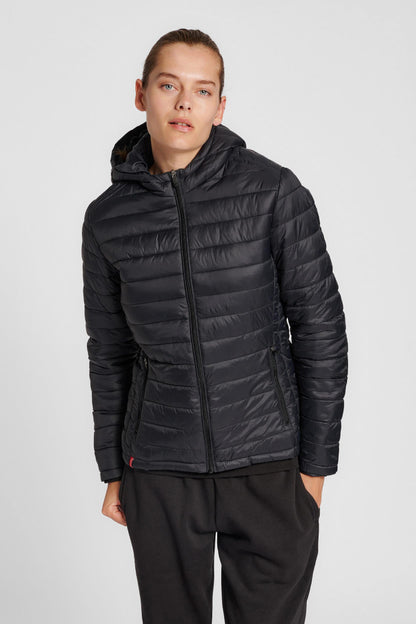 HUMMEL - Hmlred Quilted Hood Jacket Woman - Black