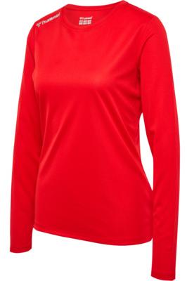 HUMMEL - Hmlrun Jersey L/s Woman - Tango Red