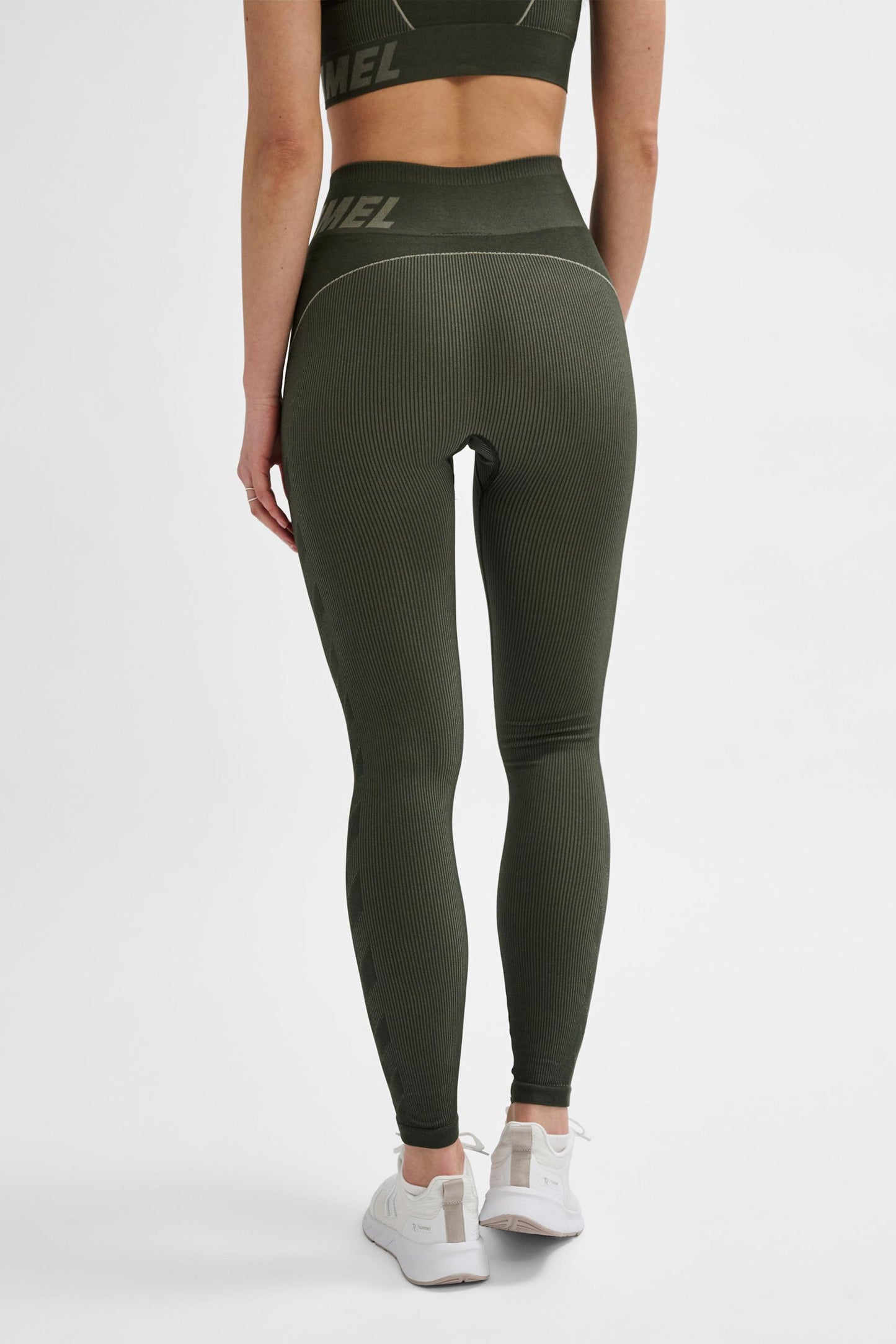 HUMMEL - Hmlte Christel Seamless Mw Tights - Climbing Ivy/seagrass Melange