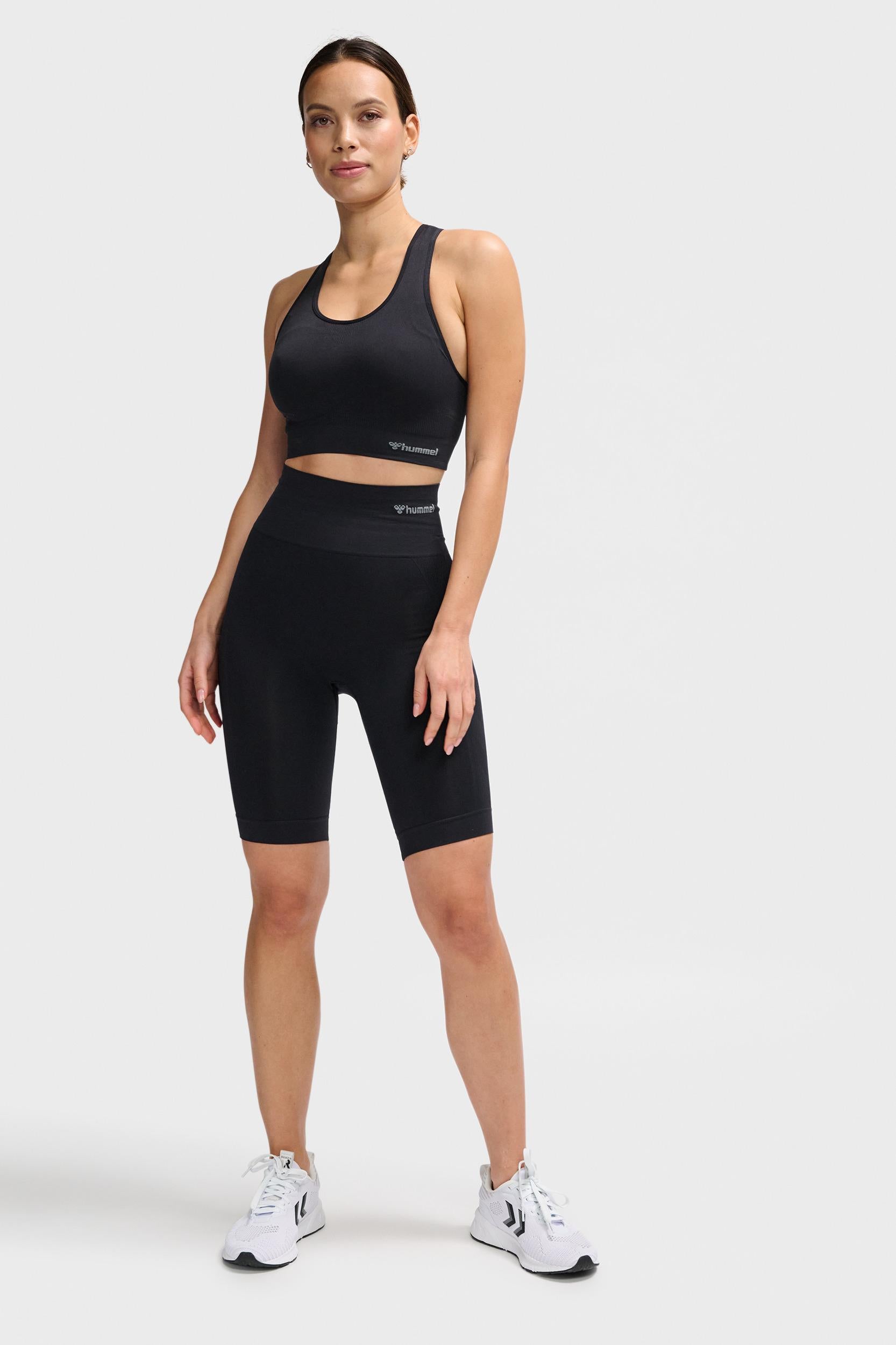 HUMMEL - Hmltif Seamless Padded Sports Bra - Black