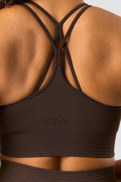 ICANIWILL - Define Seamless Sports Bra - Dark Brown