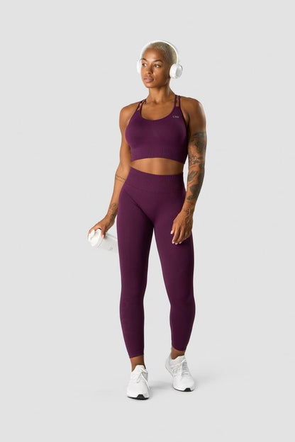 ICANIWILL - Define Seamless V-shape Tights - Purple