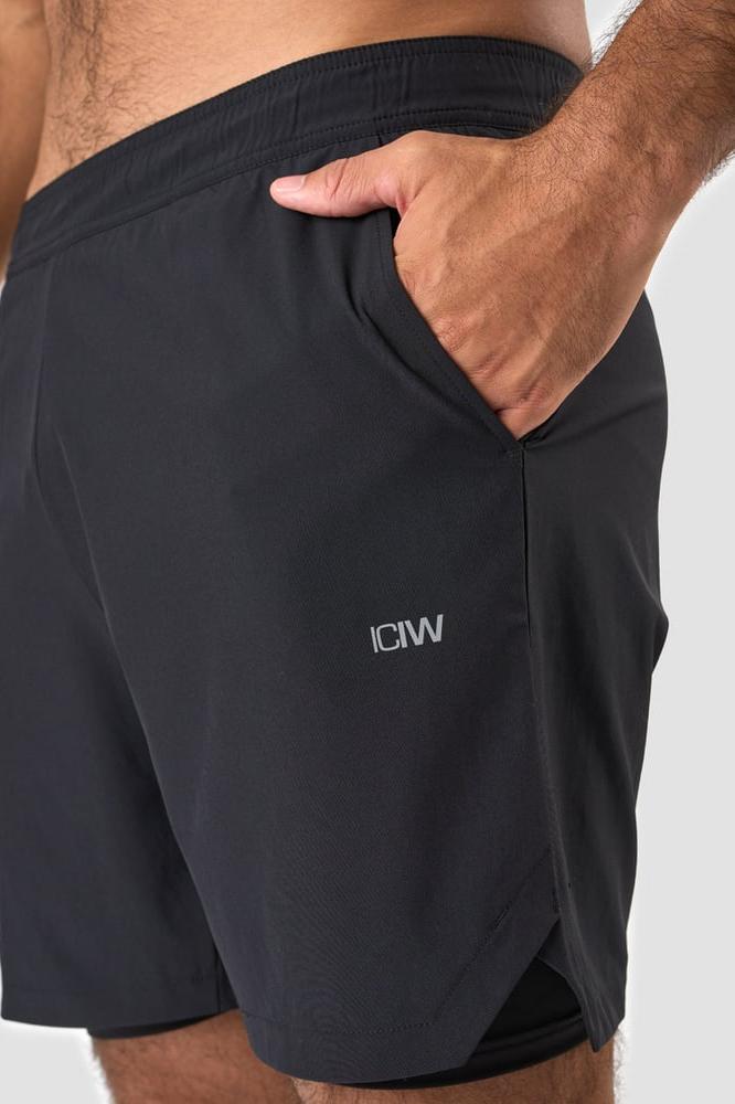 ICANIWILL - Training 2-in-1 Shorts - Black