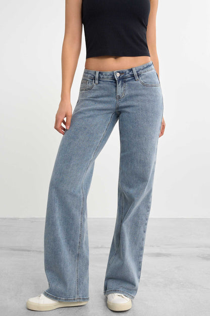 Matalavyötäröiset Baggy Jeans -farkut