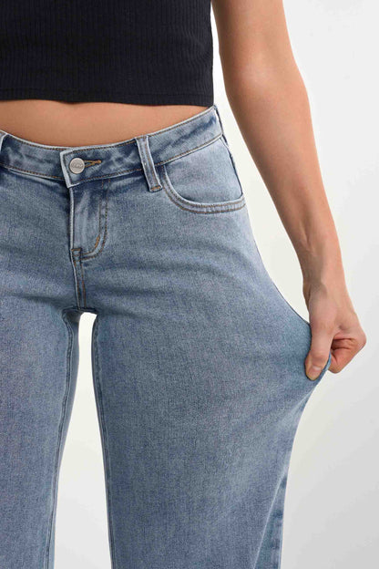 Matalavyötäröiset Baggy Jeans -farkut