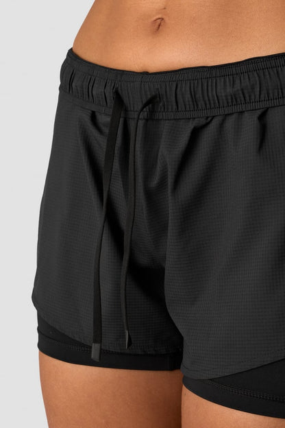 mirage 2-in-1 shorts wmn black