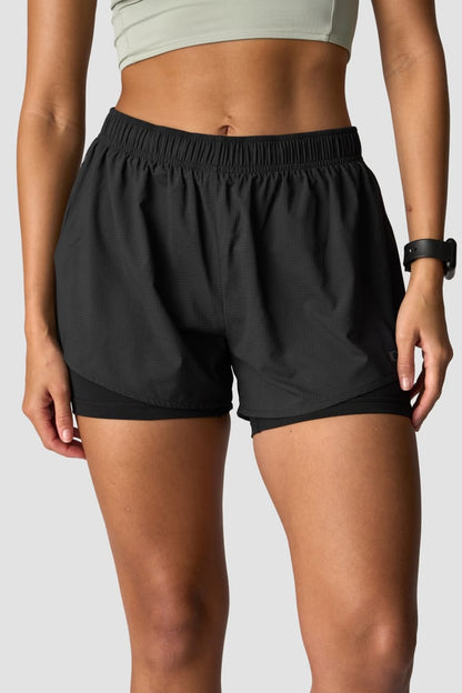 mirage 2-in-1 shorts wmn black