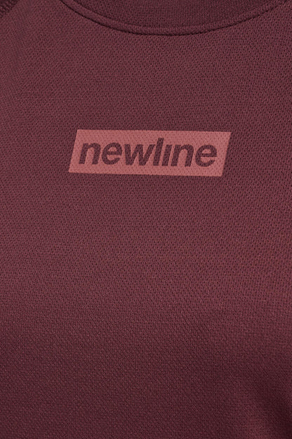 NEWLINE - Nwlcharge Mesh T-shirt W - Decadent Chocolate