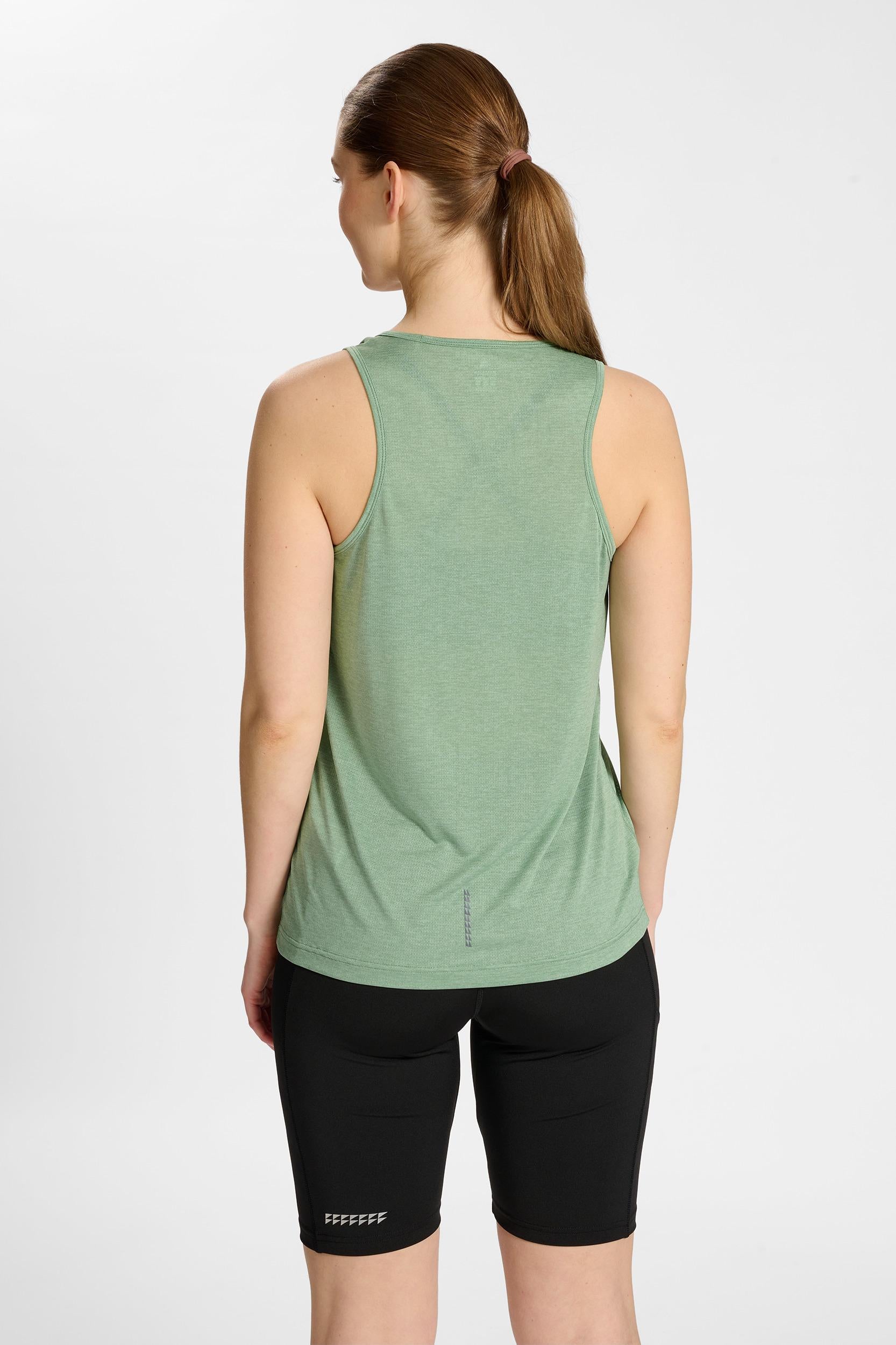 NEWLINE - Nwlfontana Singlet Woman - Green Bay Melange