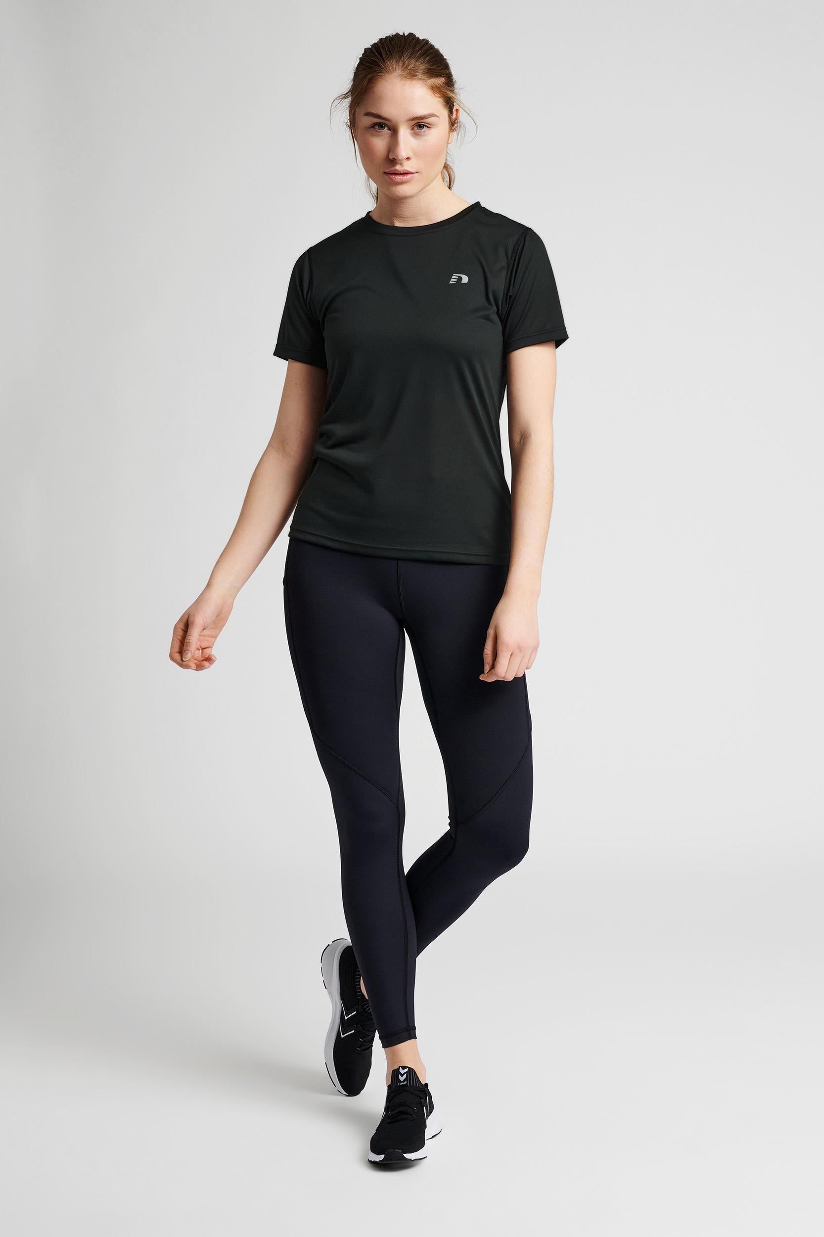 NEWLINE - Women Statement T-shirt S/s - Black