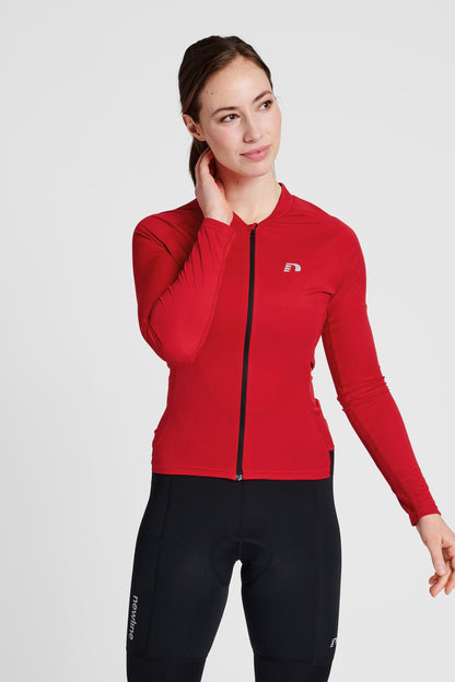 NEWLINE - Womens Core Bike L/s Jersey - Tango Red