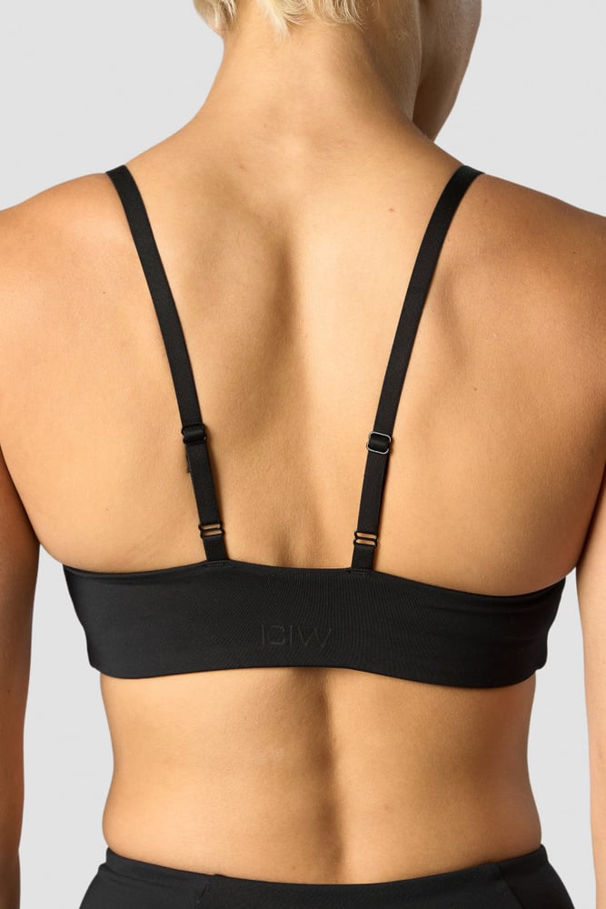 nimble adjustable sports bra black