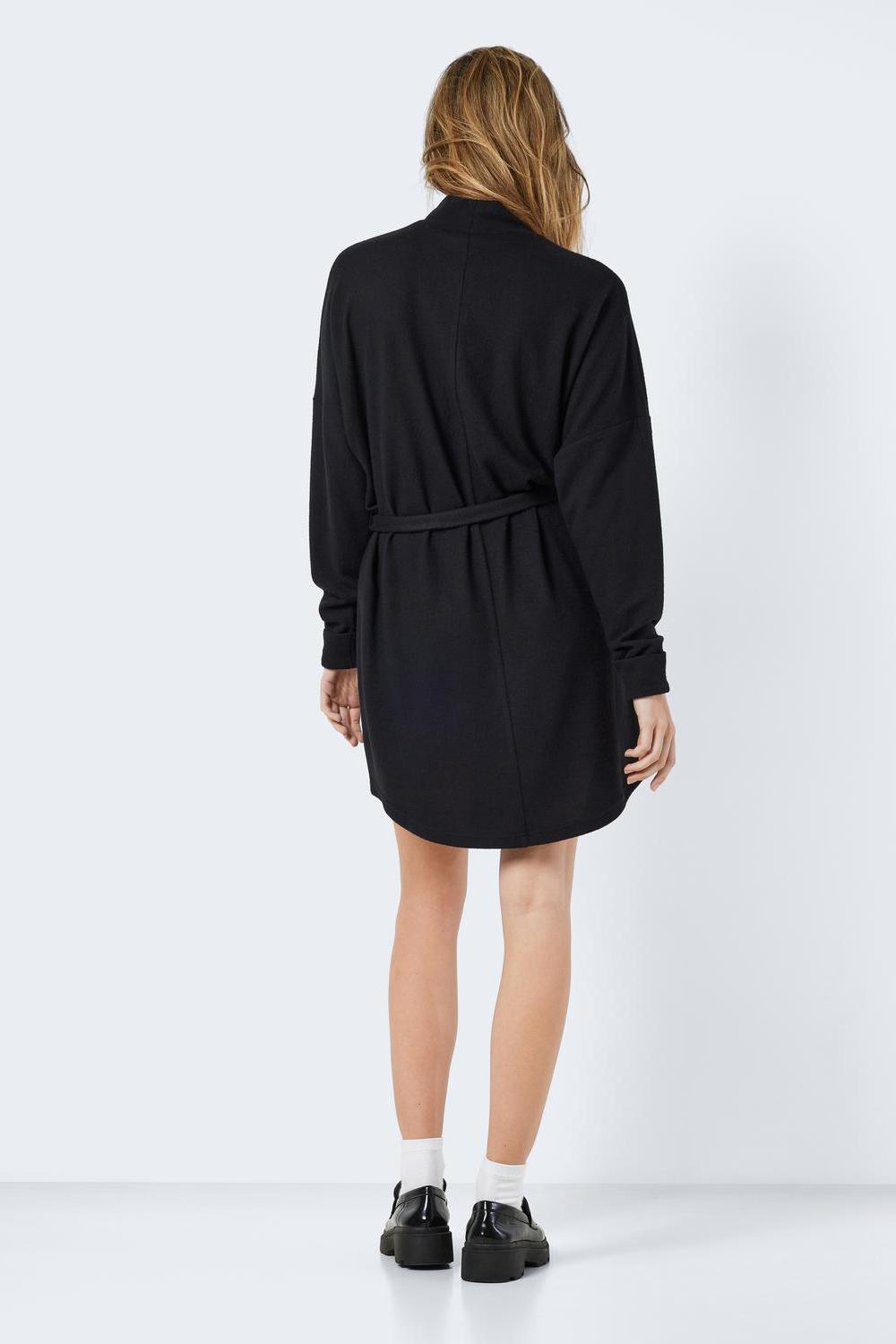 NOISY MAY - City Ava L/s Short Dress - Black