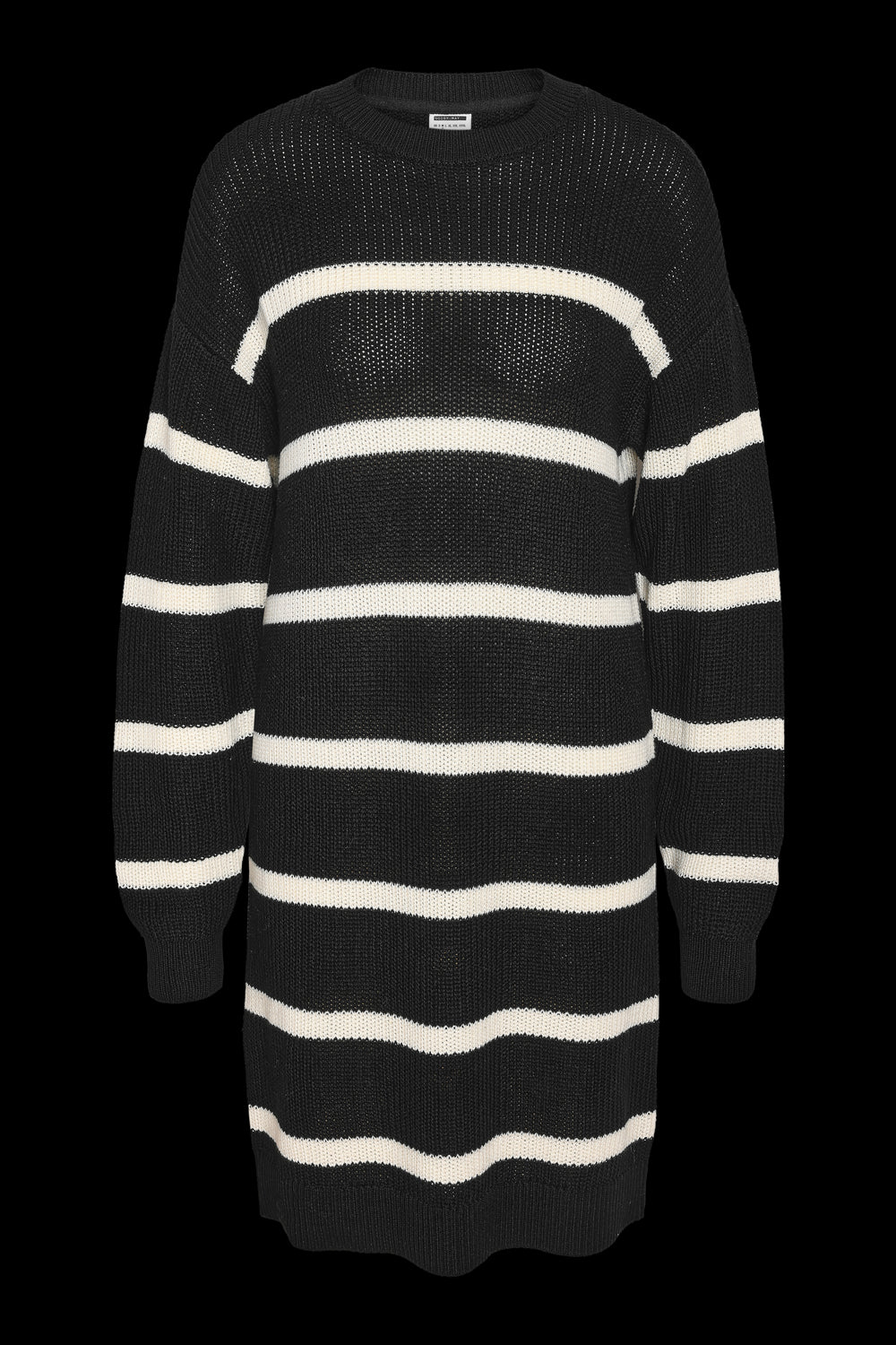 NOISY MAY - Maysa L/s O-neck Knit Dress - Black