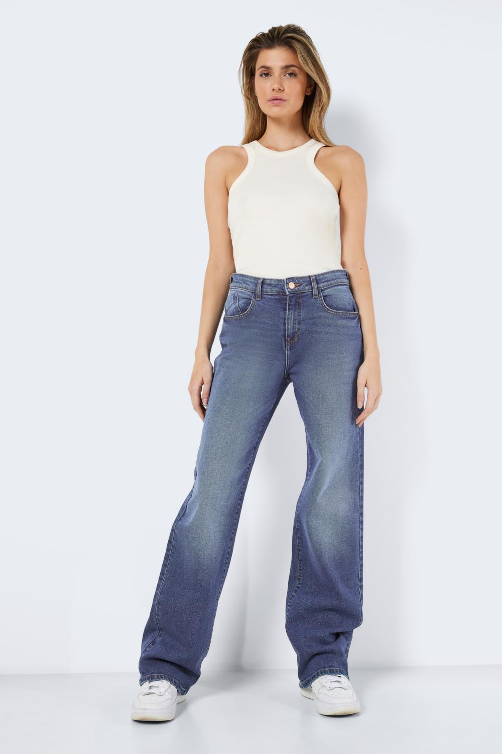 NOISY MAY - Yolanda Nw Wide Jeans - Blue