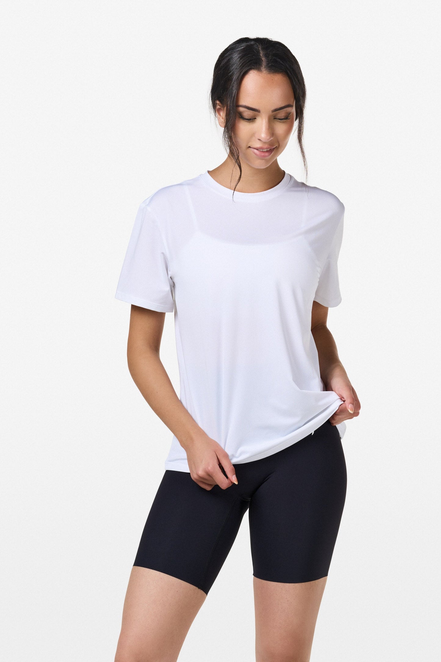 Relaxed Mesh T-Shirt - for kvinde - FAMME - T-Shirt