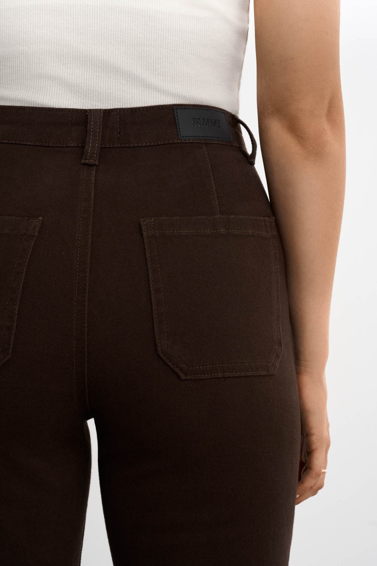 Retro utsvängda jeans
