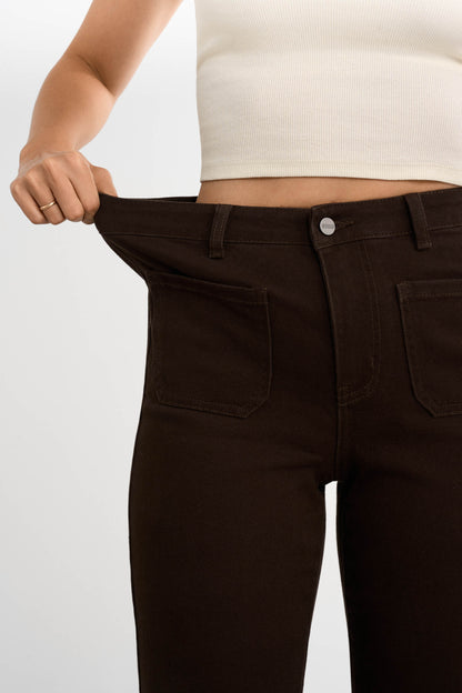 Retro utsvängda jeans