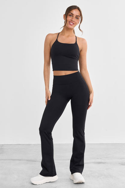 Signature flared-lahkeiset taskuleggingsit