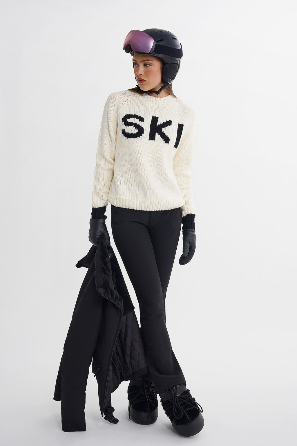 SKI Neulepusero paksua neuletta
